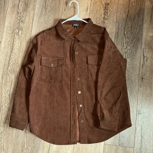 corduroy button down